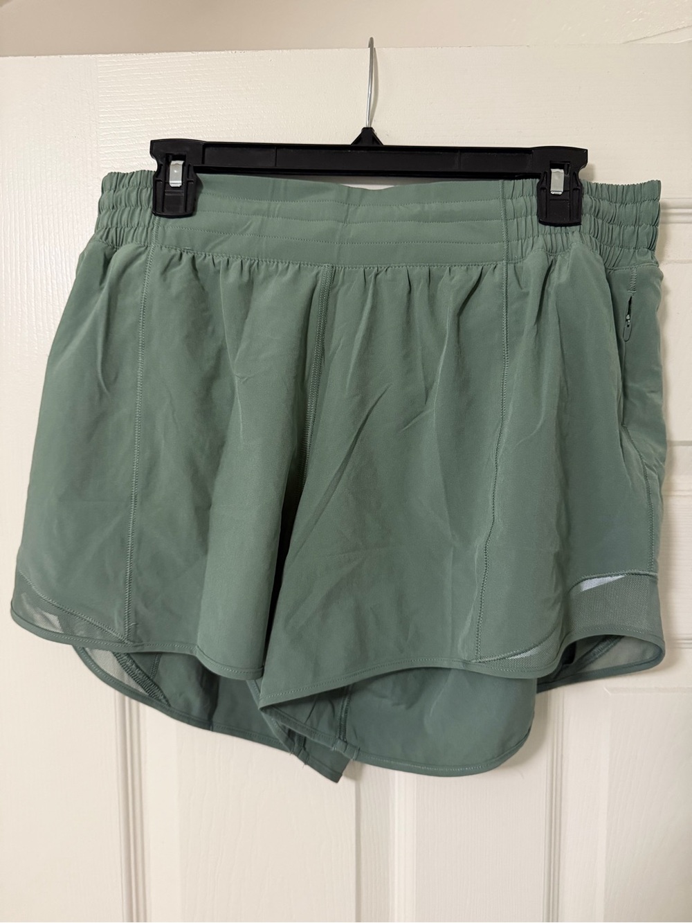 lululemon athletica Sage Green Athletic Shorts with Liner